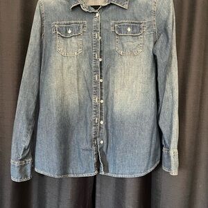 Women's Blue Denim Shirt